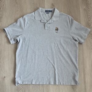 Polo by Ralph Lauren Gray Classic Polo Bear Shirt